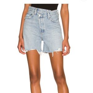 AGOLDE cross cross shorts